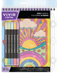 Momenta BRVV Glitter Marker Spiral Pad Spring Landscape