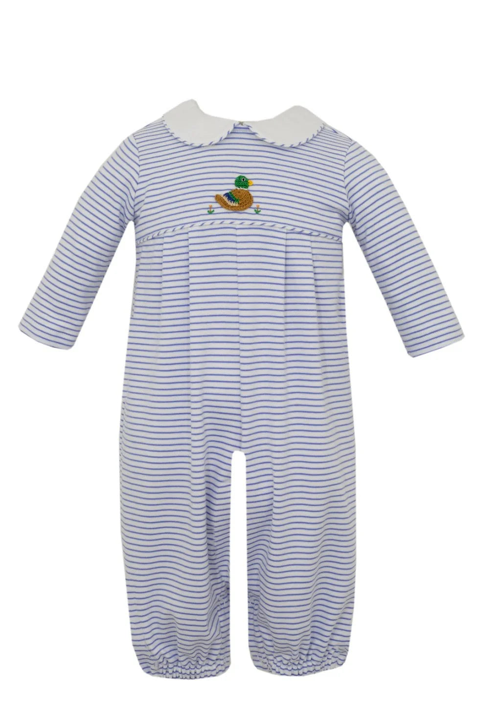 PETIT BEBE MALLARD BLUE STRIPE KNIT LONGALL