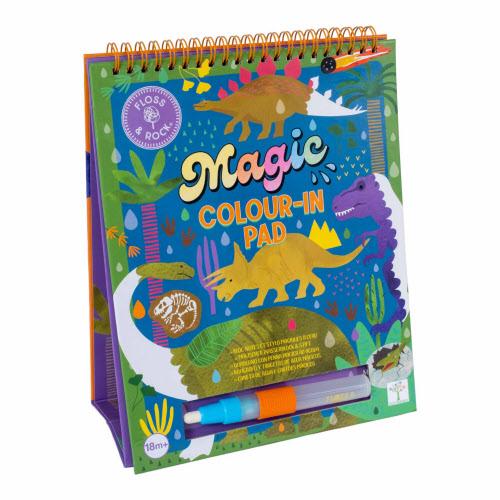 FLOSS & ROCK DINO MAGIC WATER EASEL & PEN