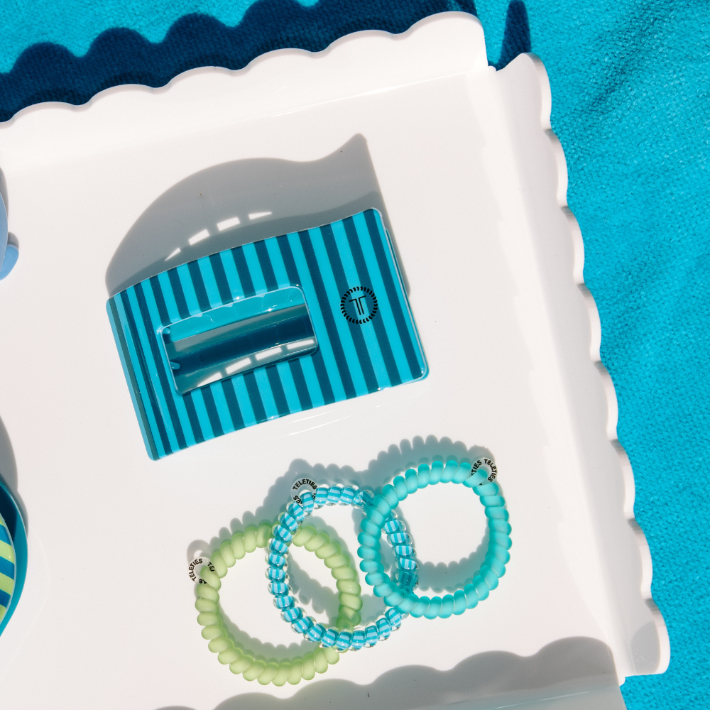 Cabana Cutie Small Flat Rectangle Hair Clip
