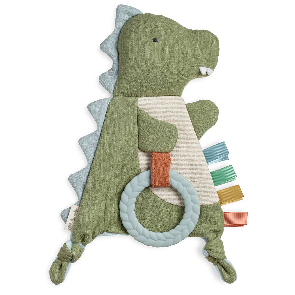 ITZY RITZY SENSORY TOY/TEETHER DINO