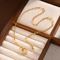Josslyn 18K Stainless Steel Tarnish Free Circle Necklace