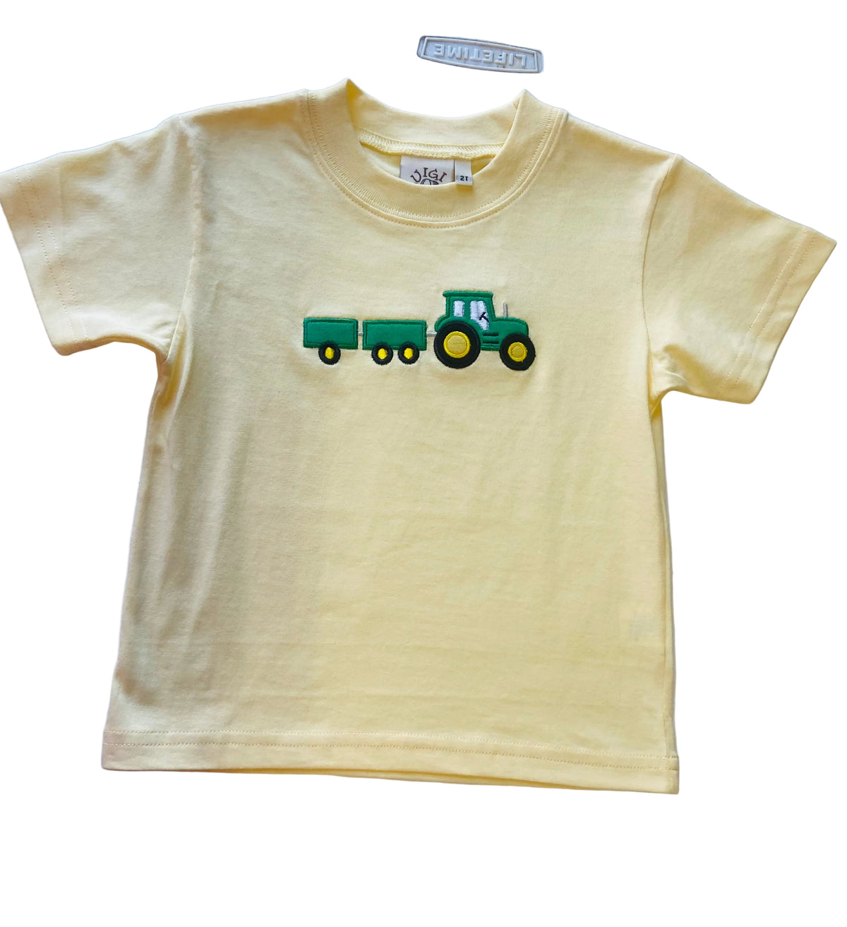 TRACTOR WITH TWO WAGONS