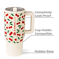 HYDROJUG CHERRIES 20 OZ TRAVELER TUMBLER