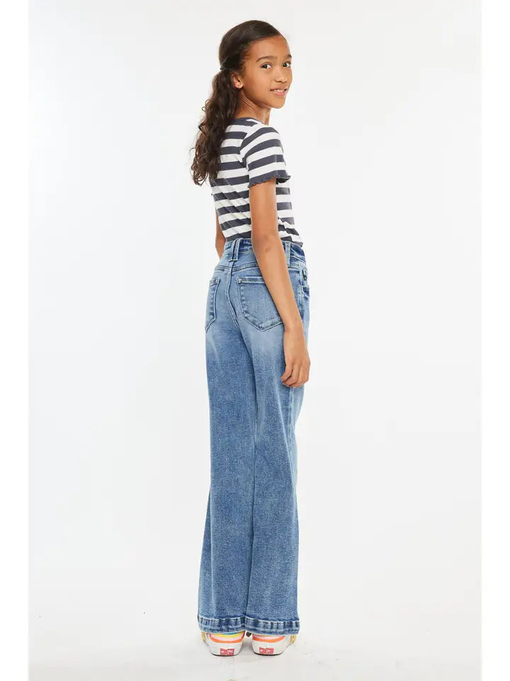 KANCAN HIGH RISE WIDE LEG FLARE