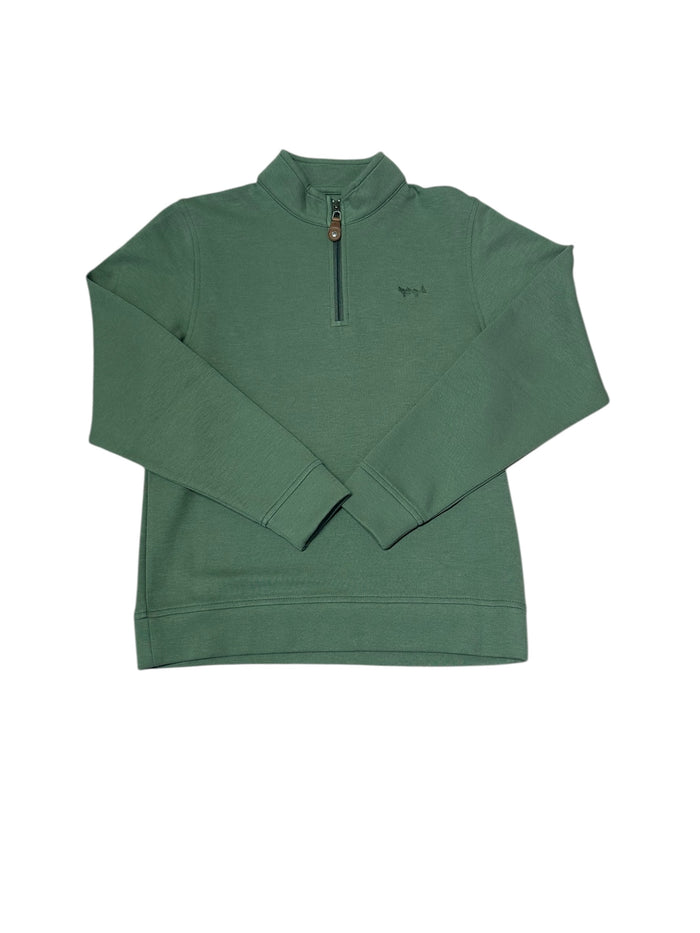 COASTAL COTTON PINE HARBOR DOUBLE FACE QUARTER ZIP