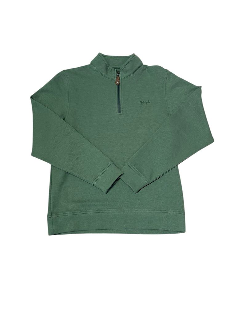 COASTAL COTTON PINE HARBOR DOUBLE FACE QUARTER ZIP