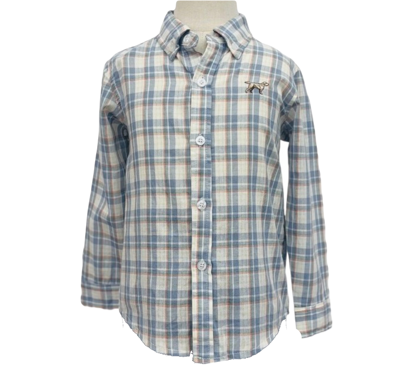 FIELDSTONE YOUTH STAPLETON BUTTON DOWN BLUE