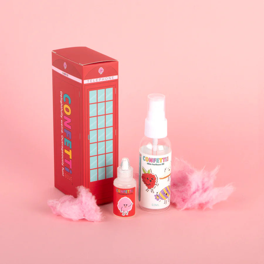 CONFETTI BLUE COTTON CANDY MINI PERFUME MAKING KIT