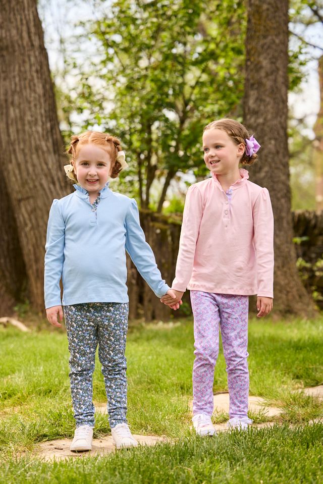 Long Sleeve Hastings polo Ashbrook Floral