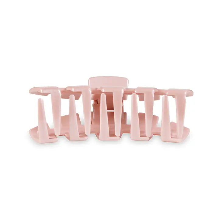 TELETIES CLASSIC PEARLY PINK MEDIUM HAIR CLIP