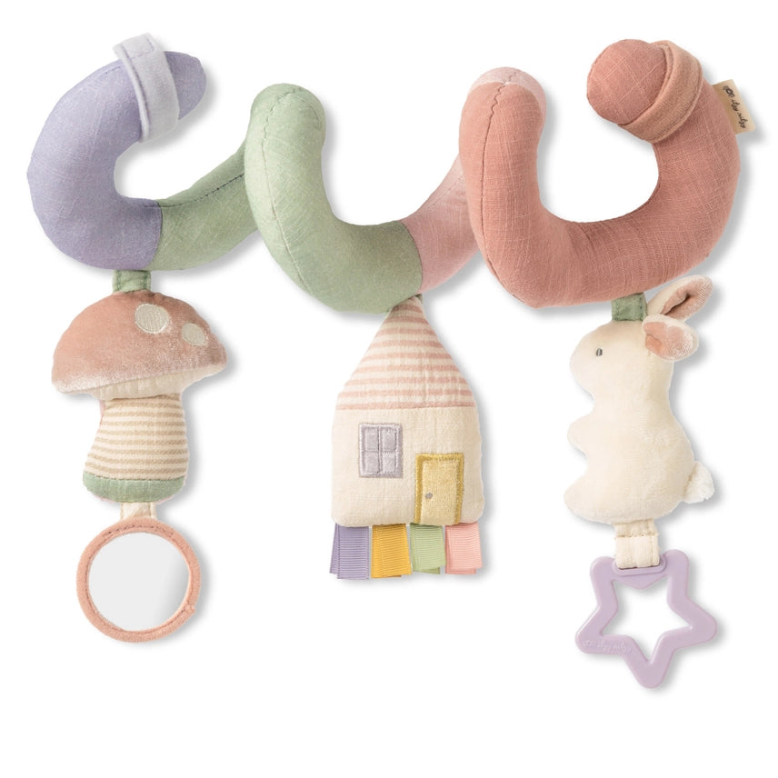 SPIRAL CAR SEAT ACTIVITY TOY PASTEL GIRL