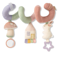 SPIRAL CAR SEAT ACTIVITY TOY PASTEL GIRL