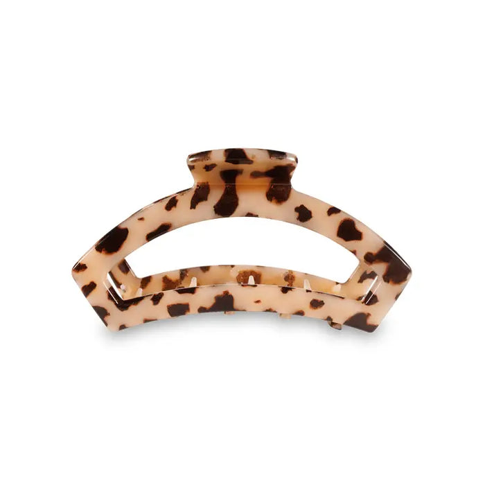TELETIES OPEN BLONDE TORTOISE  SMALL HAIR CLIP
