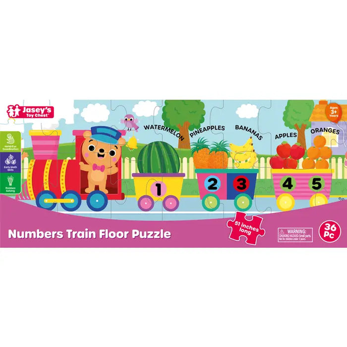 NUMBERS TRAIN FLOOR PUZZLE