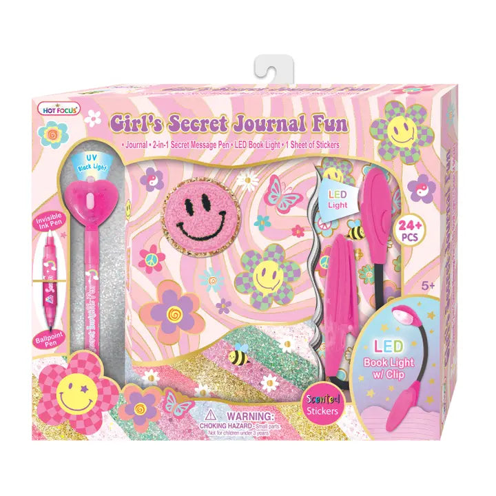 HOT FOCUS SECRET JOURNAL FUN GROOVY FLOWER