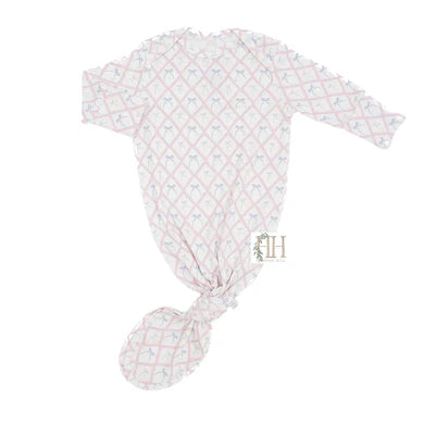 HAMNER HILL RIBBONS AND BOWS KNOTTED GOWN