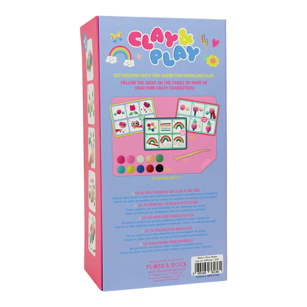 FLOSS & ROCK CLAY N PLAY RAINBOW FAIRY