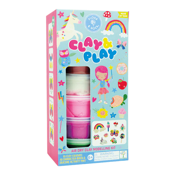 FLOSS & ROCK CLAY N PLAY RAINBOW FAIRY