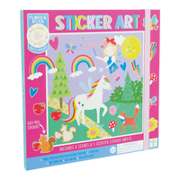 FLOSS & ROCK STICKER ART RAINBOW FAIRY