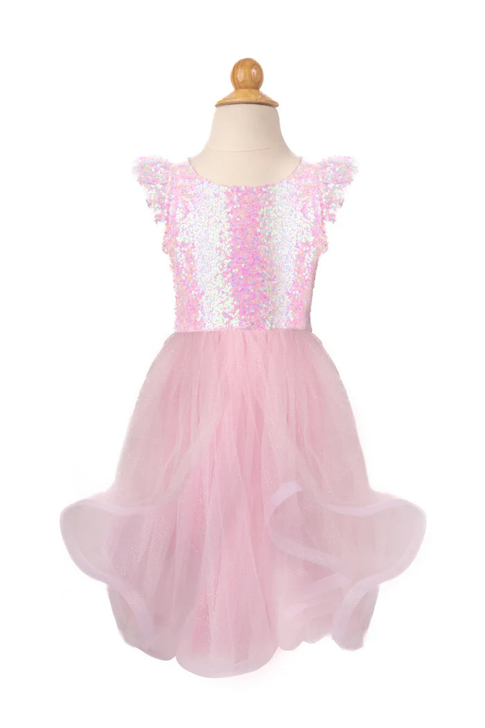 GREAT PRETENDERS PINK SEQUINS TWIRL DRESS