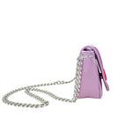 ZOMI GEMS CROSSBODY PATCH HANDBAG PURPLE