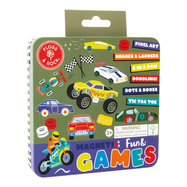 MAGNET FUN TIN CARS