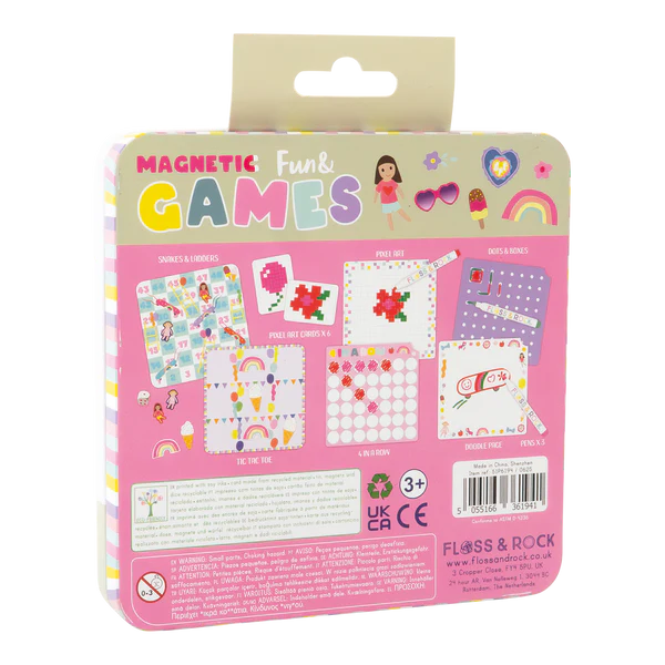 FLOSS & ROCK DOLLY MAGNETIC GAMES TIN