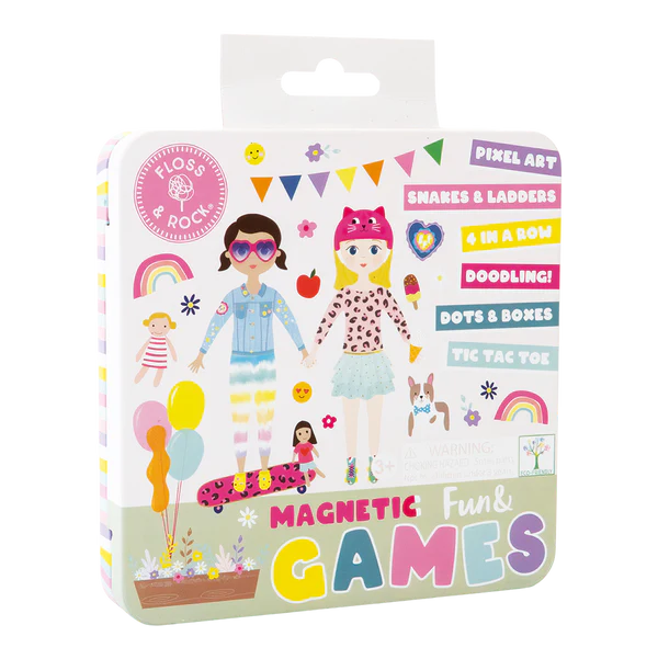 FLOSS & ROCK DOLLY MAGNETIC GAMES TIN
