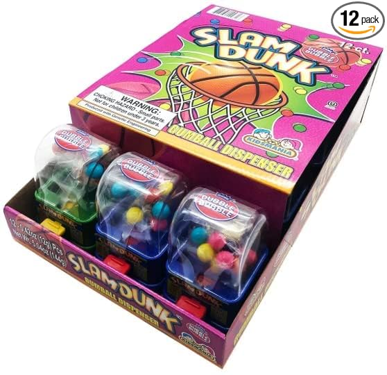 DOUBLE BUBBLE SLAM DUNK GUMBALL DISPENSER