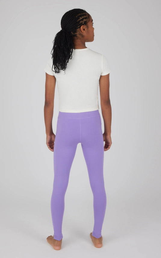 GIRLS CRISS CROSS EVERYDAY LEGGING PURPLE