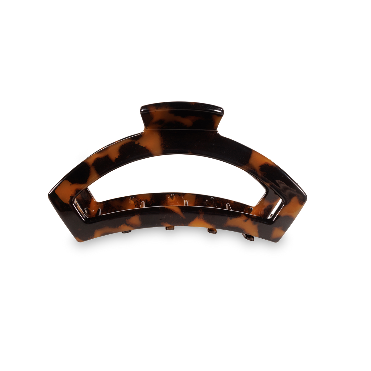 Open Hair Clip Small Tortoise