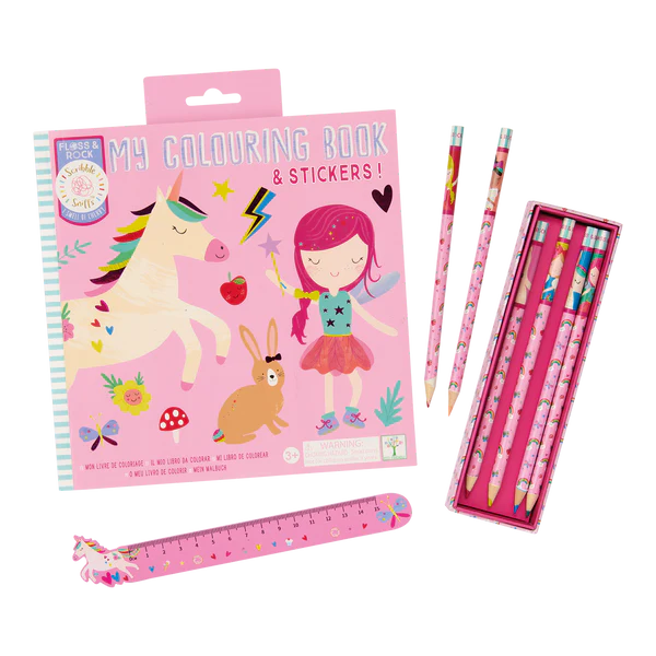 COLOURING BOOK RAINBOW FAIRY