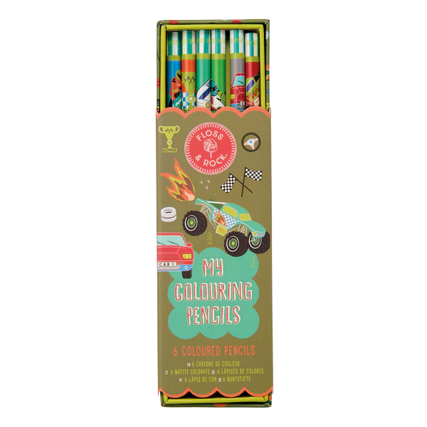 COLOURING PENCIL CARS