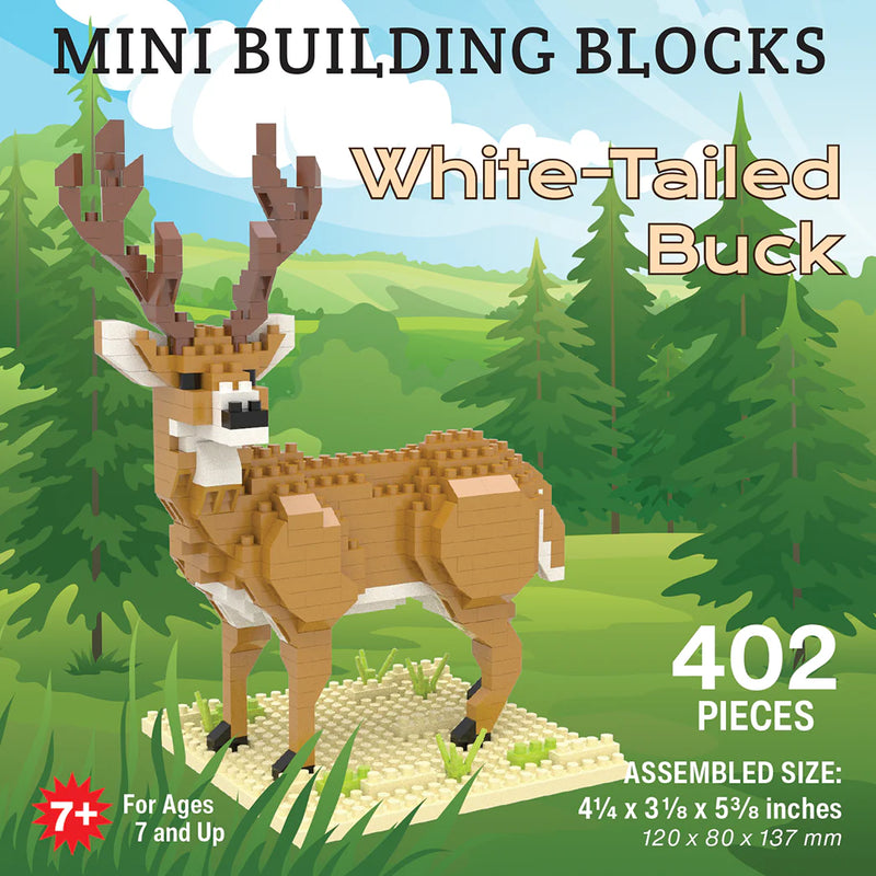 MINI BLOCK MEDIUM WHITE TAILED BUCK