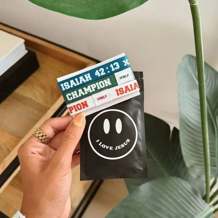 HWLF ISAIAH 42:13 X CHAMPION ELASTIC 3 PACK