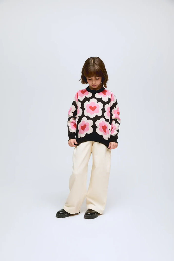COMPANIA FANTASICA SWEET HEART SWEATER