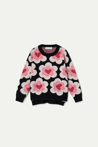 COMPANIA FANTASICA SWEET HEART SWEATER