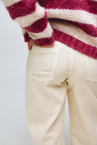 COMPANIA FANTASTICA WIDE LEG TROUSER OFF WHITE