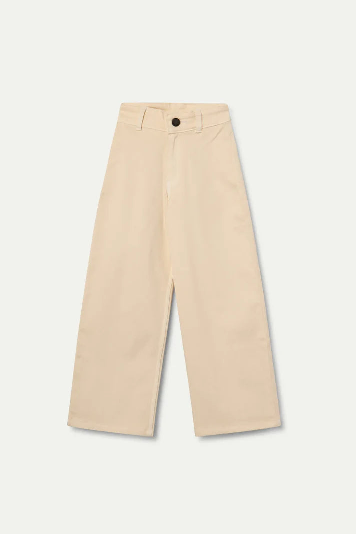 COMPANIA FANTASTICA WIDE LEG TROUSER OFF WHITE