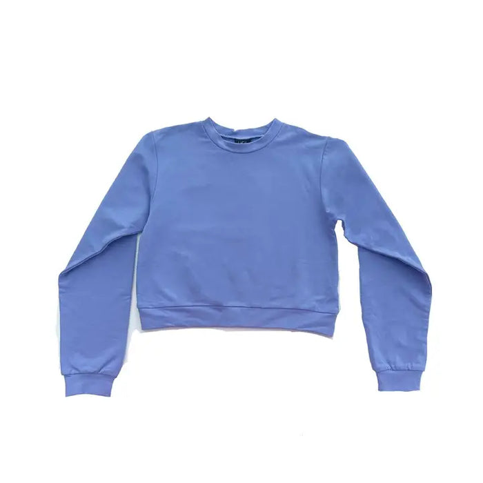 LITTLE OLIN BLUE CROPPED SWEATSHIRT
