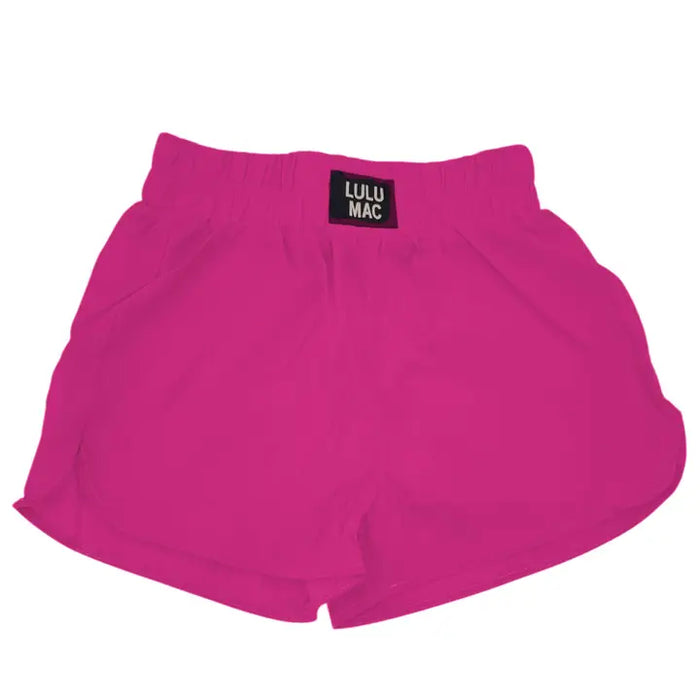 LULU MAC HOT PINK KIDS SOLID SHORT