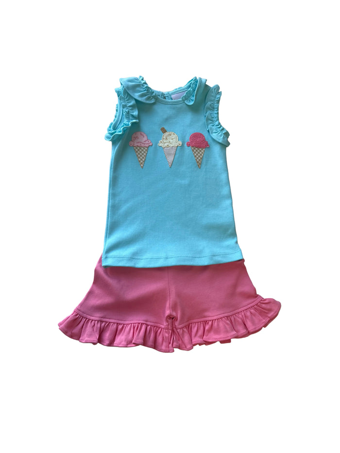 SOFT SERVE ROUCHED SHORT SET