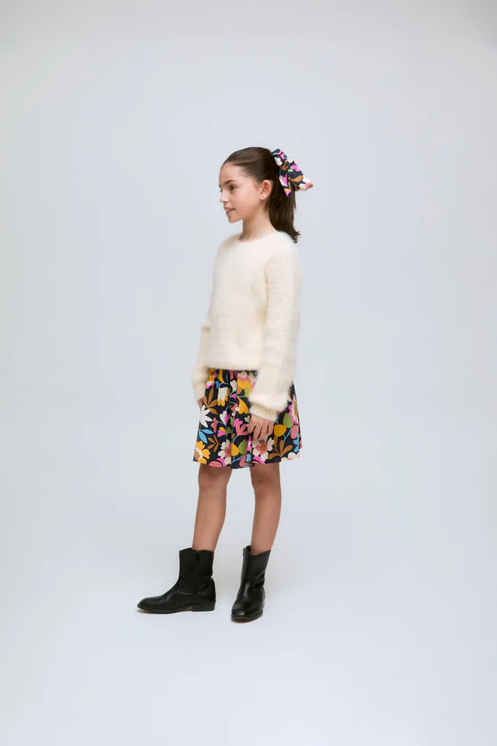 COMPANIA FANTASTICA GIRLS OFF WHITE SWEATER