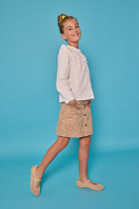 Emily Skirt Aspen Floral Cinnamon