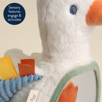 Itzy Bitzy Mirror™ Sensory Tummy Time Mirror Goose