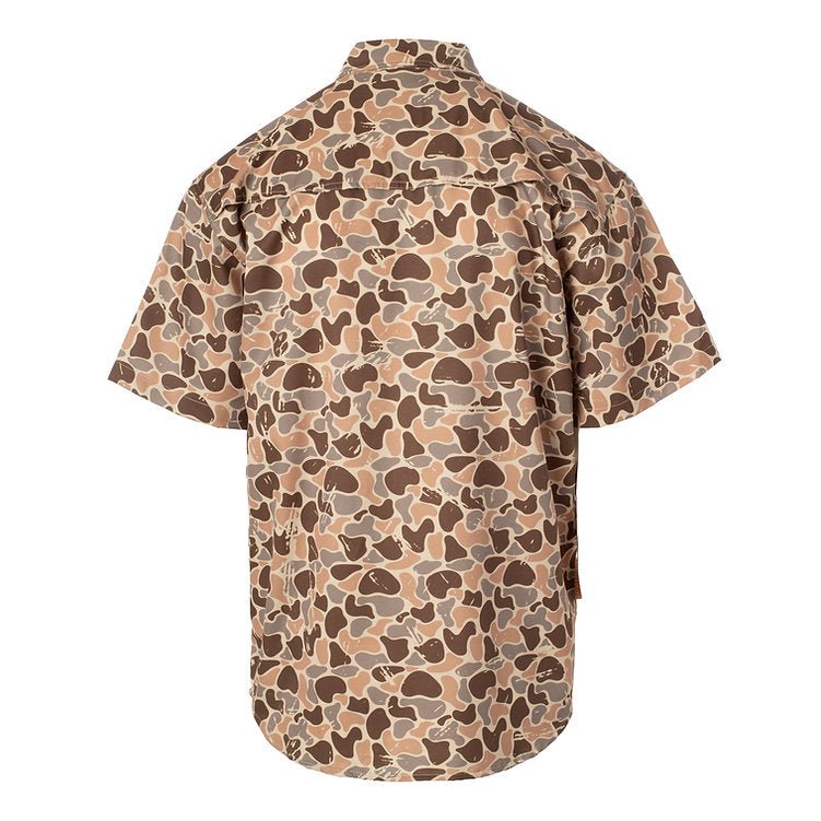 FIELDSTONE YOUTH WOODLANDS CAMO BUTTON DOWN