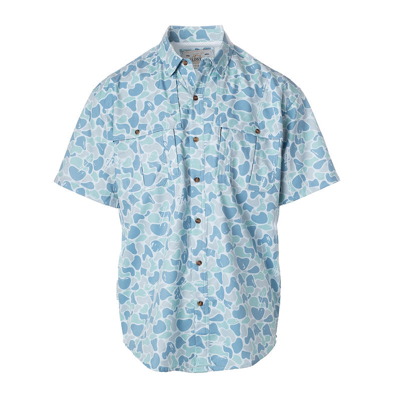 FIELDSTONE YOUTH SALTWATER CAMO BUTTON DOWN