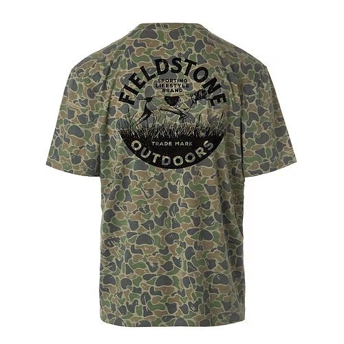 FIELDSTONE YOUTH BACKWOODS POINTER TEE CAMO