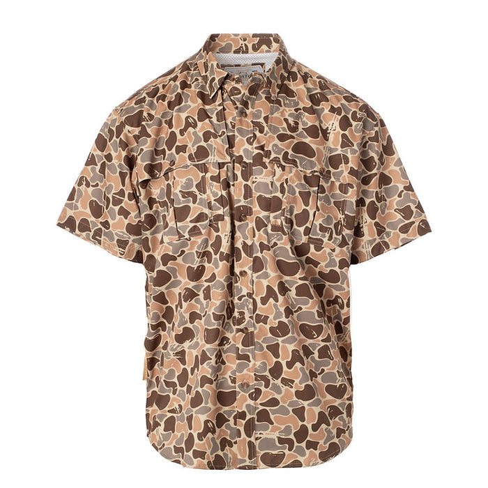 FIELDSTONE YOUTH WOODLANDS CAMO BUTTON DOWN